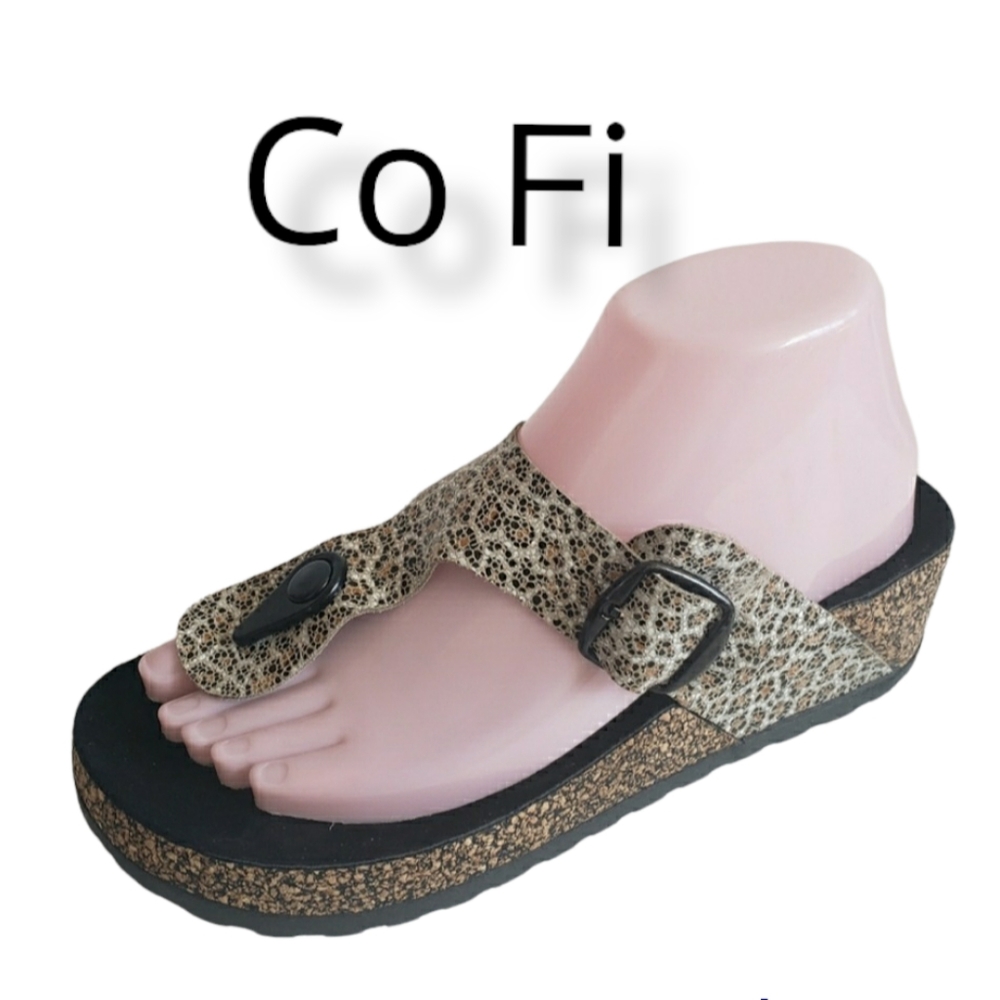#CoFi Thong Cork Sandals#